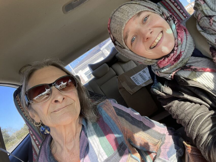 Me and my mother.